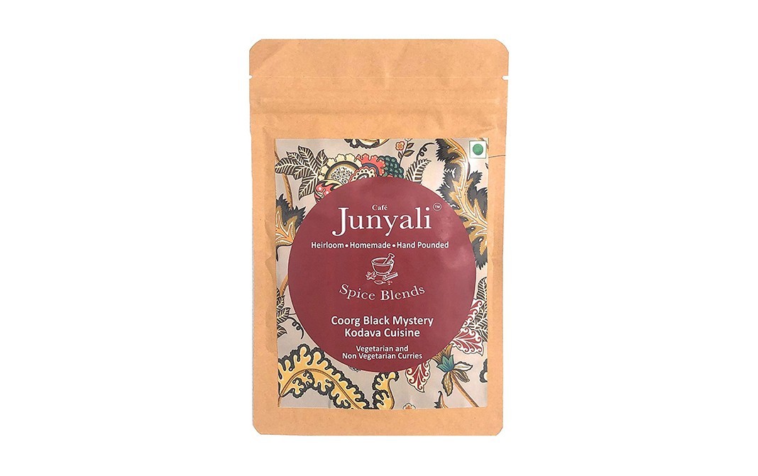 Cafe Junyali Coorg Black Mystery Kodava Cuisine   Pack  50 grams